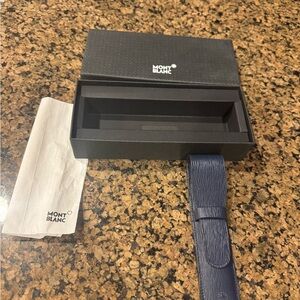 Montblanc Pen Box with Leather pen holder case